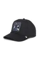 μαύρο Βαμβακερό καπέλο του μπέιζμπολ Goorin Bros Killer Whale Unisex