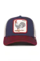 Pamučna kapa sa šiltom Goorin Bros All American Rooster mornarsko plava