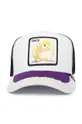 Goorin Bros czapka z daszkiem z domieszką jedwabiu Silky Chick biały