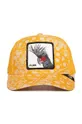 Goorin Bros czapka z daszkiem z domieszką lnu Spray Paint Arch żółty