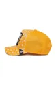 żółty Goorin Bros czapka z daszkiem z domieszką lnu Spray Paint Arch