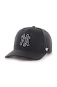 47 brand czapka z daszkiem z domieszką wełny MLB New York Yankees z domieszką wełny czarny B.CLZOE17WBP.BKB