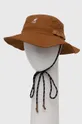 brązowy Kangol kapelusz bawełniany Unisex