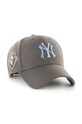 47 brand șapcă de baseball din bumbac MLB New York Yankees BCPTN.SUMVP17WBP.GH01 gri AA00