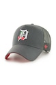 Bavlnená šiltovka 47 brand MLB Detroit Tigers bavlna sivá B.ICNDT09CTP.CC