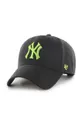 črna Kapa iz mešanice volne 47 brand MLB New York Yankees Unisex