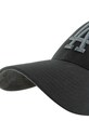 Akcesoria 47 brand czapka z daszkiem bawełniana MLB Los Angeles Dodgers B.TCMSP12CTP.BK czarny