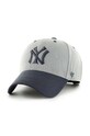 47 brand czapka z daszkiem bawełniana MLB New York Yankees aplikacja szary BCPTN.MLDTT17KHP.GY10