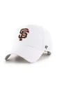 Кепка 47 brand MLB San Francisco Giants аплікація білий B.MVP22WBV.WH