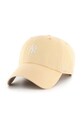 Бавовняна бейсболка 47 brand MLB New York Yankees аплікація помаранчевий B.BSRNR17GWS.AF