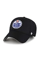 47 brand czapka z daszkiem NHL Edmonton Oilers z domieszką wełny czarny H.MVP06WBV.BKH