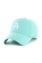 47 brand czapka z daszkiem bawełniana MLB Los Angeles Dodgers aplikacja zielony B.NLRGW12GWS.TFA