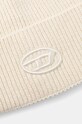 Вовняна шапка Diesel K-CODER-FULLY B A04092.0DAOB бежевий AA00