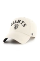 Памучна шапка с козирка 47 brand MLB San Francisco Giants памук бежов B.CLBFB22GWS.Y0