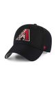 47 brand czapka z daszkiem MLB Arizona Diamondbacks z domieszką wełny czarny B.MVP29WBV.BKB