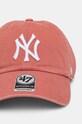 47 brand șapcă de baseball din bumbac MLB New York Yankees B.RGW17GWS.IR roz AA00