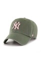 47 brand șapcă de baseball din bumbac MLB New York Yankees bumbac verde B.NLRGW17GWS.MSA