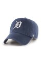 Бавовняна бейсболка 47 brand MLB Detroit Tigers аплікація темно-синій B.RGW09GWS.NYE