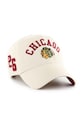 Bavlněná baseballová čepice 47 brand NHL Chicago Blackhawks H.CLBFB04GWS.Y0 béžová AA00