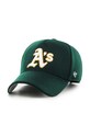 47 brand șapcă din amestec de lână MLB Oakland Athletics cu un amestec de lana verde B.CHSMD18WIS.DG