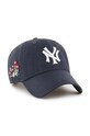 47 brand czapka z daszkiem bawełniana MLB New York Yankees aplikacja granatowy B.PTLSD17GWS.VN