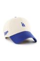 47 brand czapka z daszkiem bawełniana MLB Los Angeles Dodgers B.SSTBC12GWS.NT beżowy AA00