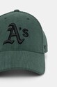 Manšestrová kšiltovka 47 brand MLB Oakland Athletics B.THCKM18EWS.DG zelená AA00