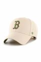 47 brand czapka z daszkiem z domieszką wełny MLB Boston Red Sox z domieszką wełny beżowy BAS.SUMVP902WBP.NTA99