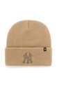 Шапка 47 brand MLB New York Yankees аппликация бежевый B.HYMKR17ACE.KHL