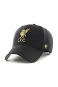 47 brand czapka z daszkiem z domieszką wełny Liverpool FC z domieszką wełny czarny EPL.MTLCS04WBP.BKB