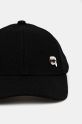 Karl Lagerfeld cappello con visiera in cotone 246W3402 nero NC00