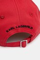 Аксессуары Хлопковая кепка Karl Lagerfeld IKON A1W33037 красный