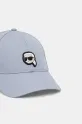 Karl Lagerfeld czapka z daszkiem bawełniana A2W33059 niebieski AA00