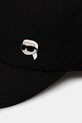 Karl Lagerfeld șapcă de baseball din bumbac A2W33061 negru AA00