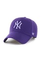 47 brand czapka z daszkiem MLB New York Yankees z domieszką wełny fioletowy B.MVPSP17WBP.PPC