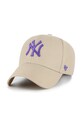47 brand czapka z daszkiem MLB New York Yankees z domieszką wełny beżowy B.MVPSP17WBP.KHP