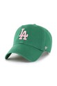 47 brand șapcă de baseball din bumbac MLB Los Angeles Dodgers bumbac verde B.RGW12GWS.KYB