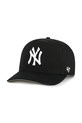 Бавовняна бейсболка 47 brand MLB New York Yankees бавовна чорний B.FHTCH17GWP.BK