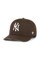 47 brand șapcă de baseball din bumbac MLB New York Yankees bumbac maro B.FHTCH17GWP.BW