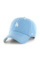 47 brand czapka z daszkiem bawełniana MLB LA Dodgers bawełna niebieski B.CSBCU12GWS.CO