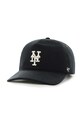 47 brand șapcă de baseball din bumbac MLB New York Mets bumbac negru B.TCDLC16IWP.BK