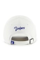 Bavlněná baseballová čepice 47 brand MLB Los Angeles Dodgers B.CHPCU12GWS.WHA bílá AA00