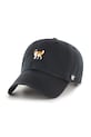 47 brand șapcă de baseball din bumbac Dog Base Runner Icon bumbac negru XX.BSRIC1411GWS.BKT