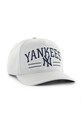 47 brand czapka z daszkiem bawełniana MLB New York Yankees B.RSCOE17GWP.GY szary AA00