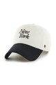 47 brand czapka z daszkiem bawełniana MLB New York Yankees bawełna szary B.FNDSC17GWS.SSF