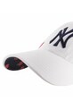 47 brand czapka z daszkiem bawełniana MLB New York Yankees biały B.CICON17GWS.WH