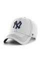 Καπέλο 47 brand MLB New York Yankees με μείγμα μαλλιού γκρί BCPTN.CONCU17GWS.GY15