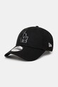 New Era pamut baseball sapka aplikációval fekete 60471464