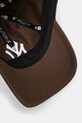 New Era czapka z daszkiem bawełniana brązowy 60471475