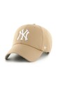 47 brand czapka z daszkiem bawełniana MLB New York Yankees aplikacja zielony B.PFZCU17CNS.KH